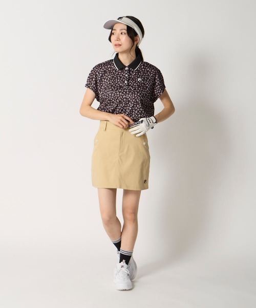 FILA GOLF(フィラゴルフ )の「【FILA GOLF:フィラゴルフ】レディース半袖シャツ 冷感カノコ ゴルフ(シャツ/ブラウス・レディース・ホワイト/ライトブルー/ブラック・MEDIUM/X-LARGE/LARGE)」の19枚目の写真