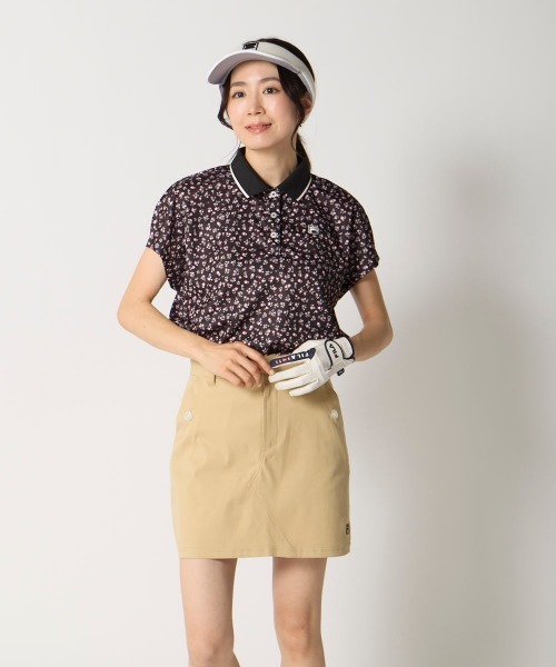 FILA GOLF(フィラゴルフ )の「【FILA GOLF:フィラゴルフ】レディース半袖シャツ 冷感カノコ ゴルフ(シャツ/ブラウス・レディース・ホワイト/ライトブルー/ブラック・MEDIUM/X-LARGE/LARGE)」の21枚目の写真