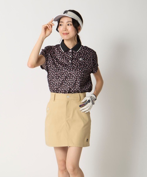 FILA GOLF(フィラゴルフ )の「【FILA GOLF:フィラゴルフ】レディース半袖シャツ 冷感カノコ ゴルフ(シャツ/ブラウス・レディース・ホワイト/ライトブルー/ブラック・MEDIUM/X-LARGE/LARGE)」の22枚目の写真