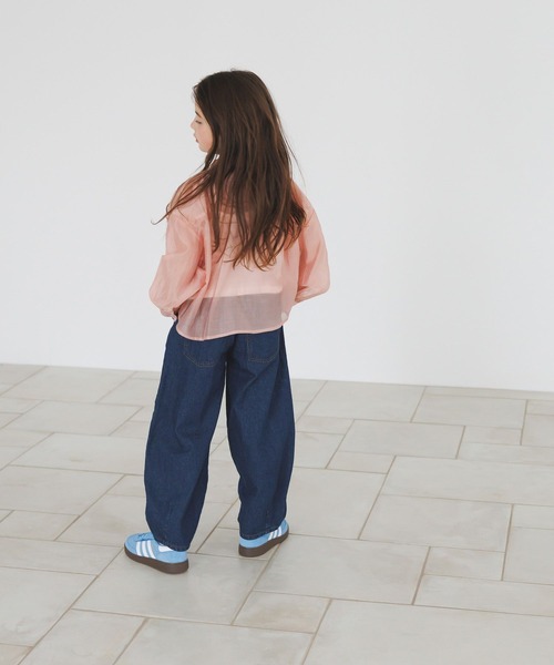 BAYFLOW（ベイフロー）の「［シャツとインナーの2点セット]キャミ付きシアーシャツ(KIDS)（シャツ/ブラウス・キッズ・ホワイト/ピンク/ブルー・130cm/110cm/150cm）」の15枚目の写真