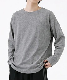 オーバーサイズ ボートネック ロングスリーブTシャツ