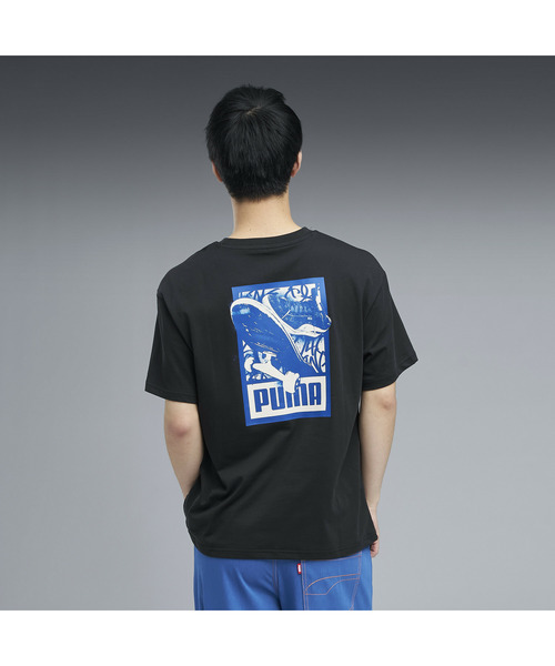 PUMA（プーマ）の「PUMA プーマ メンズ ESS エレベーテッド MX スケートボード 半袖 Tシャツ（Tシャツ/カットソー・メンズ・ホワイト/プラム/ブラック・LARGE/MEDIUM/XX-LARGE/SMALL/X-LARGE）」の13枚目の写真