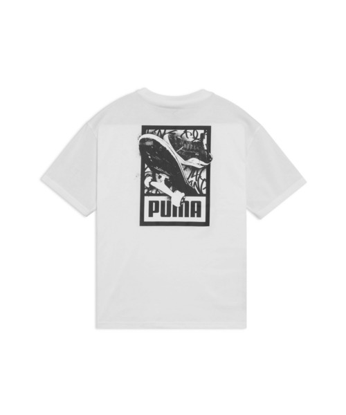 PUMA（プーマ）の「PUMA プーマ メンズ ESS エレベーテッド MX スケートボード 半袖 Tシャツ（Tシャツ/カットソー・メンズ・ホワイト/プラム/ブラック・LARGE/MEDIUM/XX-LARGE/SMALL/X-LARGE）」の21枚目の写真