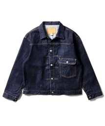 Revo.（レボ）の「HOUSTON ヒューストン TYPE-1 DENIM JACKET T-BACK 日本製 タイプ1 デニムジャケット Tバック トラッカージャケット（デニムジャケット）」