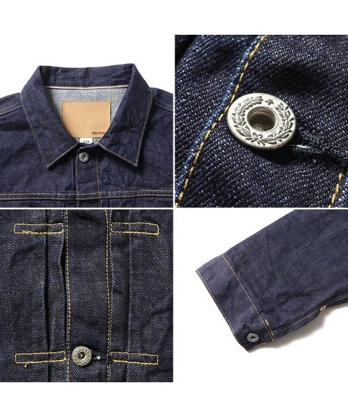 HOUSTON ヒューストン TYPE-1 DENIM JACKET T-BACK 日本製 タイプ1