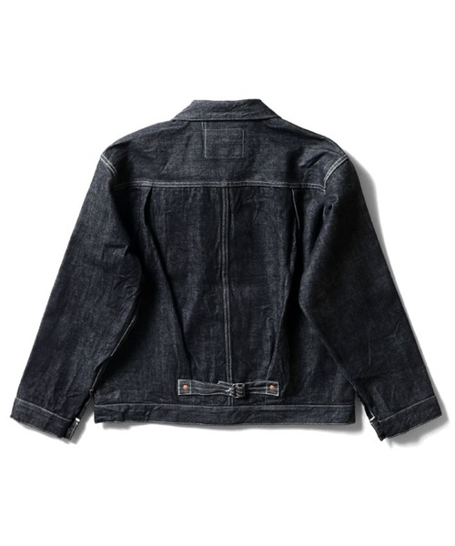 HOUSTON(ヒューストン)の「HOUSTON ヒューストン TYPE-1 DENIM JACKET T-BACK 日本製 タイプ1 デニムジャケット Tバック トラッカージャケット(デニムジャケット・メンズ・ブラック/ワンウォッシュ/ナチュラル・42/40/38)」の9枚目の写真