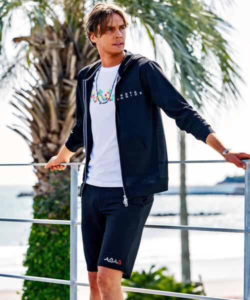 muta marine（ムータ・マリン）の「muta MARINE/ムータ マリン/別注メッシュフーディ（パーカー・メンズ・ブラック・7/5/8/6）」の15枚目の写真