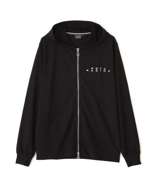 muta marine（ムータ・マリン）の「muta MARINE/ムータ マリン/別注メッシュフーディ（パーカー・メンズ・ブラック・7/5/8/6）」の16枚目の写真