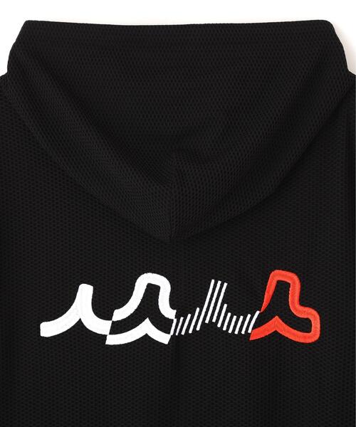 muta marine（ムータ・マリン）の「muta MARINE/ムータ マリン/別注メッシュフーディ（パーカー・メンズ・ブラック・7/5/8/6）」の18枚目の写真