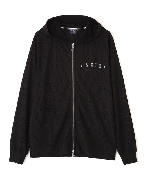 muta marine（ムータ・マリン）の「muta MARINE/ムータ マリン/別注メッシュフーディ（パーカー・メンズ・ブラック・7/5/8/6）」の6枚目の写真