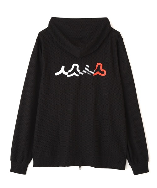 muta marine（ムータ・マリン）の「muta MARINE/ムータ マリン/別注メッシュフーディ（パーカー・メンズ・ブラック・7/5/8/6）」の7枚目の写真