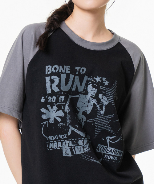 MOZMOZ(モズモズ)の「ボントゥラン レグラン グラフィック 半袖Tシャツ ブラック(Tシャツ/カットソー・レディース・その他・XL/L/M)」の4枚目の写真