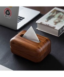 Bling Leads（ブリングリーズ）の「【Bls】【ZA】【Bling Leads】木製風 ヴィンテージライクティッシュケース（インテリア雑貨）」