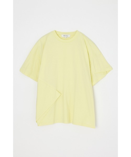 ENFOLD（エンフォルド）の「FOLDED BODY T-SHIRT（Tシャツ/カットソー・レディース・ブラック/ホワイト/ライトイエロー・38）」の3枚目の写真