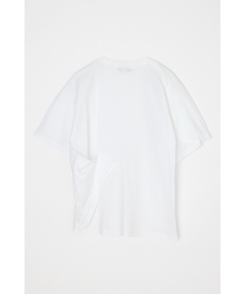 ENFOLD（エンフォルド）の「FOLDED BODY T-SHIRT（Tシャツ/カットソー・レディース・ブラック/ホワイト/ライトイエロー・38）」の4枚目の写真