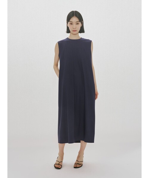 MIDIUMISOLID for Ladies エッセンシャルバックタックドレス セール】MIDIUMISOLID for Ladies エッセンシャルバックタックドレス