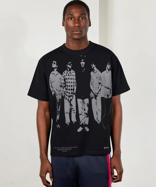 PLEASURES（プレジャー）の「PLEASURES/プレジャーズ DEFINITELY HEAVYWEIGHT SHIRT プリントTシャツ バンドTシャツ 2026年春夏（Tシャツ/カットソー・メンズ・ブラック・M/L/XL）」の3枚目の写真