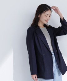 ナチュラルビューティーベーシック　紺ブレザー NATURAL BEAUTY BASIC（ナチュラルビューティーベーシック）の