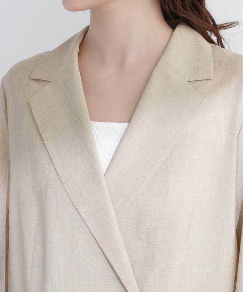 NATURAL BEAUTY BASIC(ナチュラルビューティーベーシック)の「【ちょうど、いい服】迷った朝のエブリデイジャケット(テーラードジャケット・レディース・ブラウン/ナチュラル/ネイビー/ベージュ・SMALL/MEDIUM)」の19枚目の写真