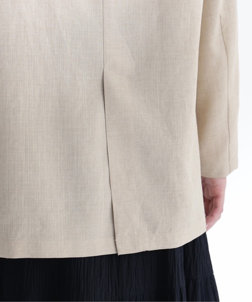 NATURAL BEAUTY BASIC(ナチュラルビューティーベーシック)の「【ちょうど、いい服】迷った朝のエブリデイジャケット(テーラードジャケット・レディース・ブラウン/ナチュラル/ネイビー/ベージュ・SMALL/MEDIUM)」の22枚目の写真