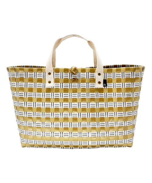 ROOTOTE(ルートート)の「ルートート / EU.ミディアム.チョー-A(かごバッグ・レディース・グリーン/ピンク/サックスブルー/ゴールド・FREE)」の4枚目の写真