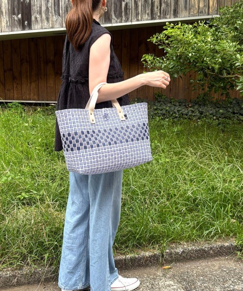 ROOTOTE(ルートート)の「ルートート / EU.ミディアム.チョー-A(かごバッグ・レディース・グリーン/ピンク/サックスブルー/ゴールド・FREE)」の15枚目の写真