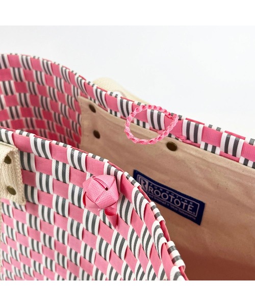 ROOTOTE(ルートート)の「ルートート / EU.ミディアム.チョー-A(かごバッグ・レディース・グリーン/ピンク/サックスブルー/ゴールド・FREE)」の17枚目の写真