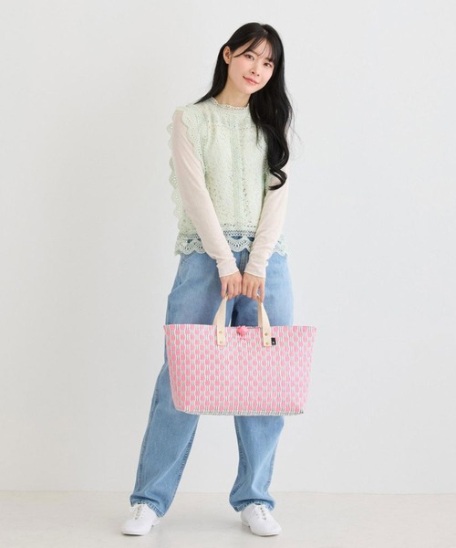 ROOTOTE(ルートート)の「ルートート / EU.ミディアム.チョー-A(かごバッグ・レディース・グリーン/ピンク/サックスブルー/ゴールド・FREE)」の19枚目の写真
