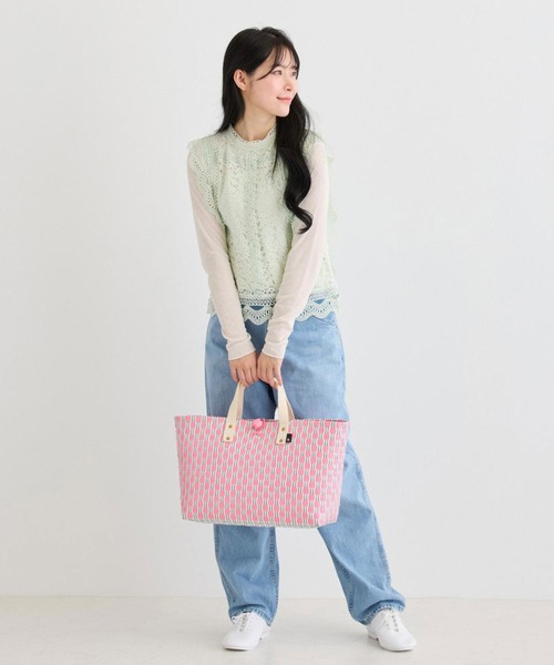 ROOTOTE(ルートート)の「ルートート / EU.ミディアム.チョー-A(かごバッグ・レディース・グリーン/ピンク/サックスブルー/ゴールド・FREE)」の20枚目の写真