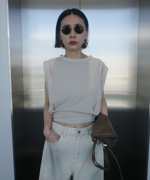 Ameri（アメリ）の「MARSHMALLOW NECK KNIT TOP（ニット/セーター
