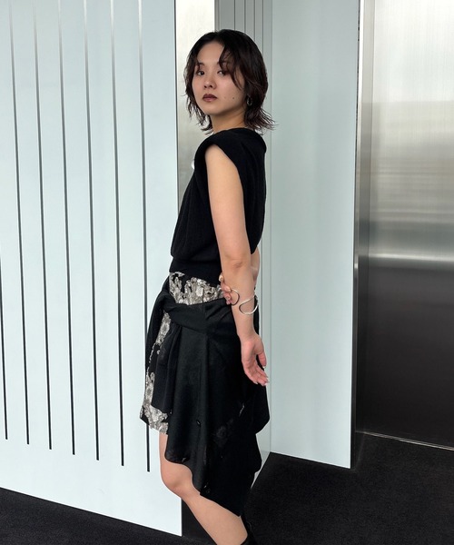 Ameri（アメリ）の「MARSHMALLOW NECK KNIT TOP（ニット/セーター