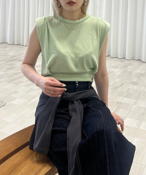 Ameri（アメリ）の「MARSHMALLOW NECK KNIT TOP（ニット/セーター