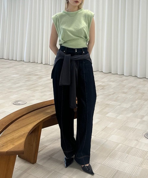 Ameri（アメリ）の「MARSHMALLOW NECK KNIT TOP（ニット/セーター