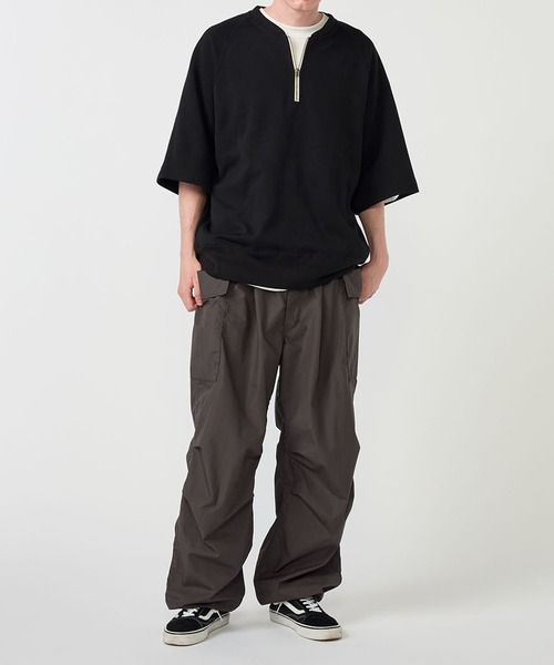 nanamica / ナナミカ】Harf Zip Sweat（Tシャツ/カットソー