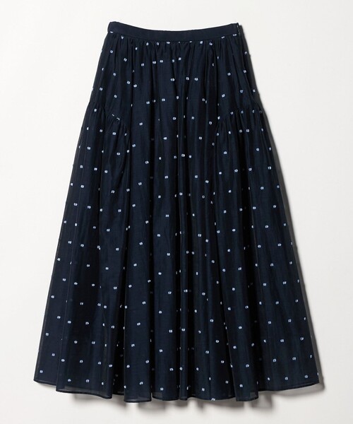 UNITED ARROWS(ユナイテッドアローズ)の「2トーン ドット ジャガード フレアスカート(スカート・レディース・ネイビー/ブラック・38/36)」の11枚目の写真