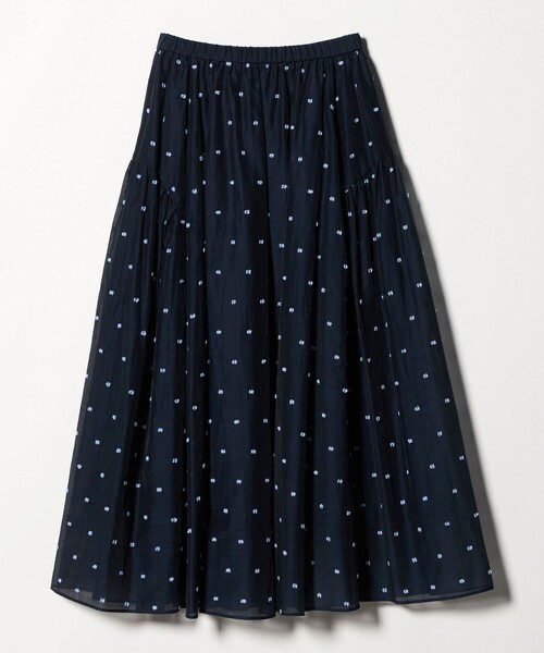 UNITED ARROWS(ユナイテッドアローズ)の「2トーン ドット ジャガード フレアスカート(スカート・レディース・ネイビー/ブラック・38/36)」の12枚目の写真