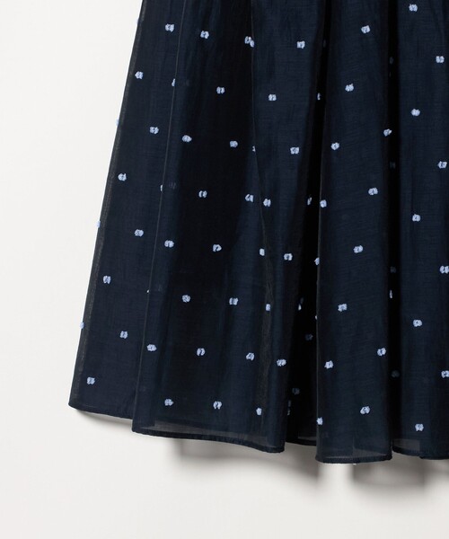 UNITED ARROWS(ユナイテッドアローズ)の「2トーン ドット ジャガード フレアスカート(スカート・レディース・ネイビー/ブラック・38/36)」の16枚目の写真