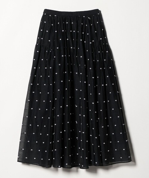 UNITED ARROWS(ユナイテッドアローズ)の「2トーン ドット ジャガード フレアスカート(スカート・レディース・ネイビー/ブラック・38/36)」の18枚目の写真