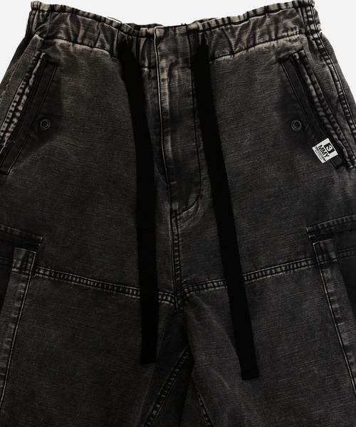 MIHARAYASUHIRO（ミハラヤスヒロ）の「【MIHARAYASUHIRO/ミハラヤスヒロ】DAMAGED CARGO PANTS（カーゴパンツ・メンズ・カーキ/ブラック・46/44）」の3枚目の写真