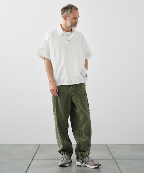 MIHARAYASUHIRO(ミハラヤスヒロ)の「【MIHARAYASUHIRO/ミハラヤスヒロ】DAMAGED CARGO PANTS(カーゴパンツ・メンズ・カーキ/ブラック・46/44)」の12枚目の写真