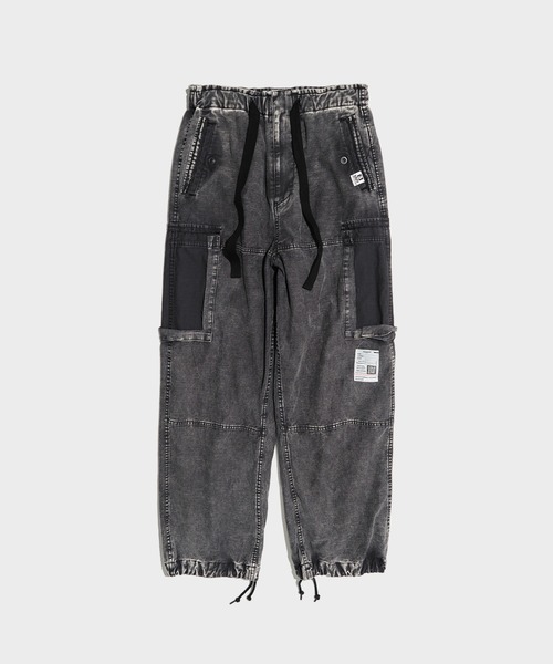 MIHARAYASUHIRO(ミハラヤスヒロ)の「【MIHARAYASUHIRO/ミハラヤスヒロ】DAMAGED CARGO PANTS(カーゴパンツ・メンズ・カーキ/ブラック・46/44)」の9枚目の写真