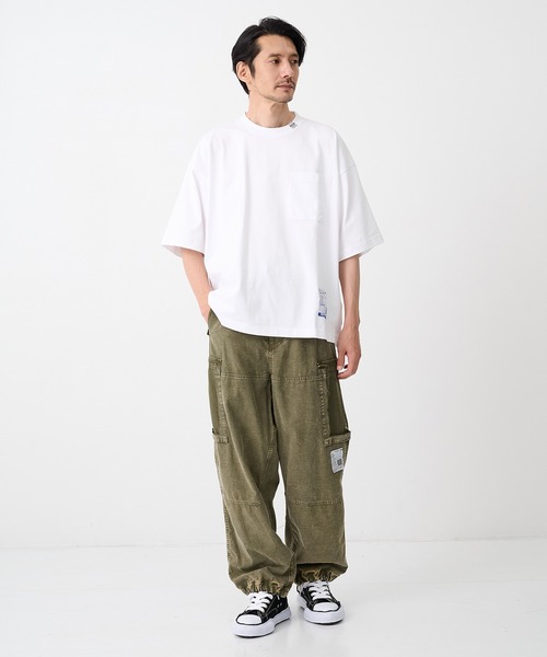 MIHARAYASUHIRO(ミハラヤスヒロ)の「【MIHARAYASUHIRO/ミハラヤスヒロ】DAMAGED CARGO PANTS(カーゴパンツ・メンズ・カーキ/ブラック・46/44)」の16枚目の写真