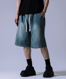 improves | ワイド デニム ハーフ パンツ(デニムパンツ)