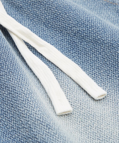 improves(インプローブス)の「ワイド デニム ハーフ パンツ(デニムパンツ・メンズ・ネイビー/サックスブルー・MEDIUM/LARGE)」の13枚目の写真