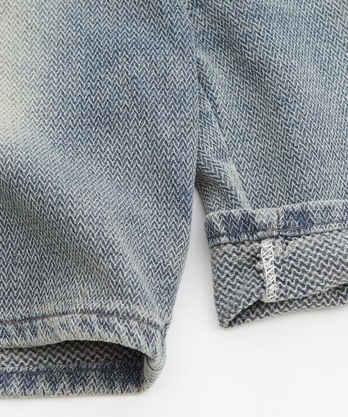 improves(インプローブス)の「ワイド デニム ハーフ パンツ(デニムパンツ・メンズ・ネイビー/サックスブルー・MEDIUM/LARGE)」の20枚目の写真