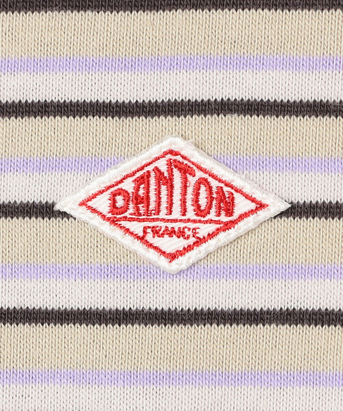 DANTON(ダントン)の「DANTON | コットン天竺 ボーダー ショートTシャツ WOMEN(Tシャツ/カットソー・レディース・ベージュ系その他/グリーン系その他/ブルー系その他/ホワイト系その他5・M)」の10枚目の写真