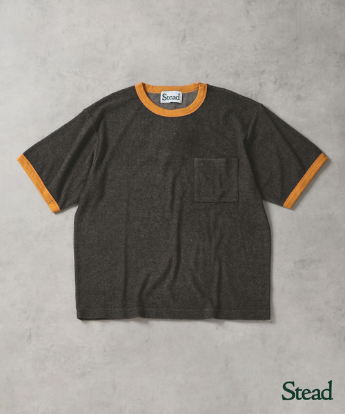 Stead / パイル リンガー ワイド ポケット Tシャツ（Tシャツ