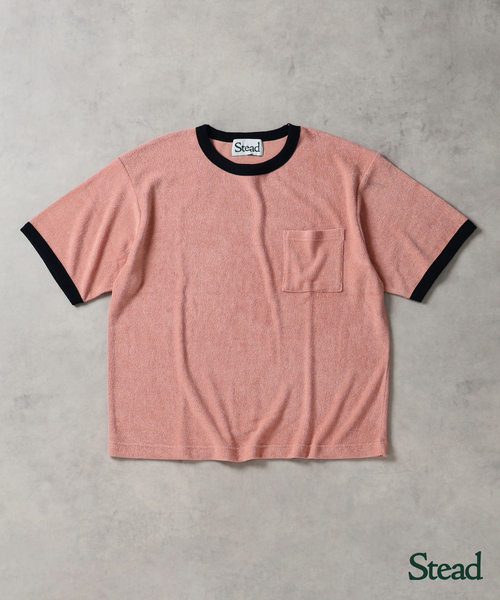 Stead / パイル リンガー ワイド ポケット Tシャツ(Tシャツ Stead / パイル リンガー ワイド ポケット Tシャツ(Tシャツ