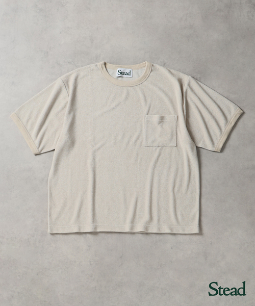 Stead / パイル リンガー ワイド ポケット Tシャツ（Tシャツ