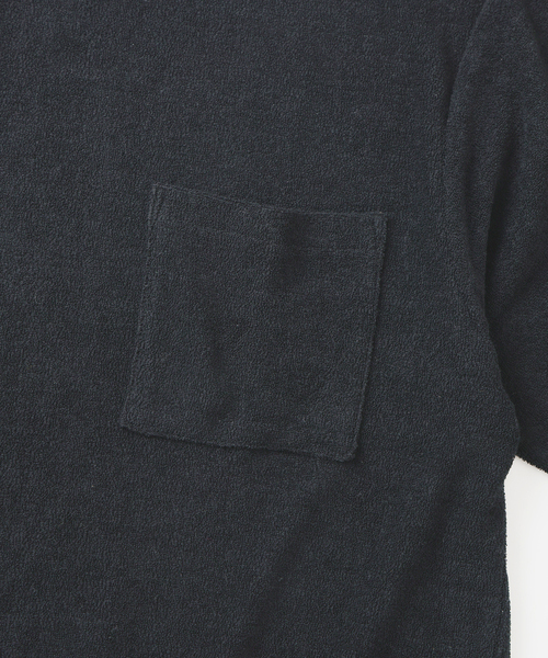 JOURNAL STANDARD J.S HOMESTEAD(ジャーナルスタンダードホームステッド)の「Stead / パイル リンガー ワイド ポケット Tシャツ(Tシャツ/カットソー・メンズ・ブラック/アイボリー/ブラウン/ピンク・MEDIUM/LARGE)」の8枚目の写真